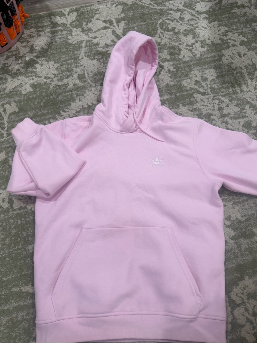 adidas Light Pink Pullover Hoodie